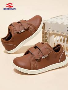 1 Paio di Scarpe HOBIBEAR, Scarpe Sportive per Bambini/Bambine, Scarpe Barefoot, Punta Larga, Adatte per Tutte le Stagioni, Scarpe da Passeggio all'aperto, Comode Scarpe Piatte Morbide, Scarpe per i Primi Passi dei Bambini, Mocassini Minimalisti - Castano - Visualizzare 8