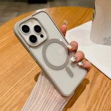 透明磁吸手机壳，兼容 17 Pro Max、16、15、14、13、12、11 Pro Plus Max、Mini 7、8、SE、16e、7P、X、XR、Xs Max，防震保护套，兼容三星 S25 Ultra、S24 Ultra、S23 FE、S22+