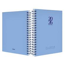 iscool 2025 Weekly Planner Agenda Hard Cover Spot Colors - Light Blue - View 11