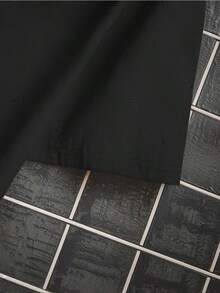 Camiseta Casual Mujer - Algodón 100% Suave, Estampado Moderno, Ideal para Todo Momento  Liso    Casual    Ninguno    Diario - Negro - Ver 6