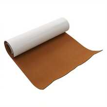 YUNRUX 240*90cm Faux Teak EVA Foam Boat Decking Sheet Mat Deluxe Marine Yacht Floor Mat - Brown - View 2
