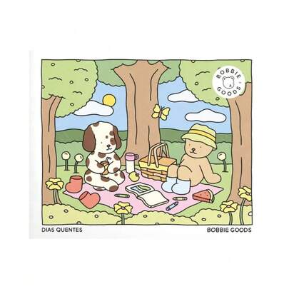bobbie goods Livro de Colorir Original com Folha Acetato Caderno de Desenho tipo Coloring Book