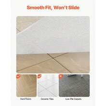 Chair Mat, 36 X 48-Inch Transparent Office Chair Mat For Hard Floors, Floor Protector For Rolling Chairs, Non-Slip & Easy To Clean, Smooth Glide Under Desk Rug For Home Office (Rectangular) - Thảm lót sàn cứng PVC hình chữ nhật 36*48 inch - Xem 3