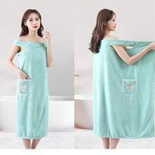 1PC Women's Towel Wrap Bathrobe, Recommended For 88-165 Lbs, Caution For Plus Size Users, Quick-Dry Spa Wrap Towel With Thick Straps, Patterned Wearable Bath Skirt, Absorbent Bath Towel For Home Bathroom, Sauna Wrap For Women, New Pineapple Embroidery Bath Skirt, Wearable & Wrap-Around Plus Size Bath Towel, Non-Shedding