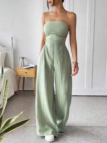 Women Jumpsuits - Green - View 6