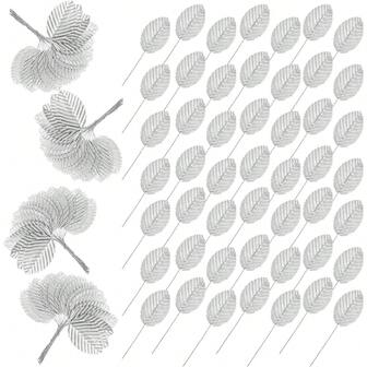 10/50/100/3000PCS 4.33inch Artificial Leaves For Crafts, Fake Leaves Artificial Rose Leaf For DIY Wreaths Flower Bouquet Wedding Decor For DIY Crafts Floral Arrangements Home Kitchen Wedding Garland Party Decorations For Autumn Winter Halloween Christmas Decorations, Autumn Decorations, Wedding Decorations, Home, Dining Room,