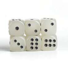 50 buc zaruri strălucitoare în întuneric, zaruri cu 6 fețe, potrivite pentru jocuri de societate, zaruri vrac de 14 mm, ideale pentru petreceri și jocuri de masă - Multicolor - Vizualizare 5