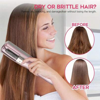 Hair Clipper,Split End Hair Trimmer,Hair Clipper,Hair Care,1 Pc Automatic Electric Hair Clipper, 2 In 1 Hair Edge Control Multi-Functional Rechargeable Hair Split End Clipper,Automatic Hair Repair Split End Remover Trimmer For Dry, Split Ends, Damaged And Brittle Split Ends, Hair Grooming Tool For Men And Women, Portable USB Hair Cutting Tool, Automatic Electric Hair Clipper, Holiday Gift For Women,