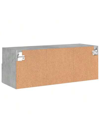 VidaXL TV Wand Unit 80x30x30 Cm, Finished Wood, Concrete Grijs view 10