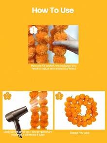 1 Artificial Golden Wreath 60.43 Inches - Perfect For Wedding, Birthday, Festival Decoration And Party Event Decoration, Diwali Celebration And Event Background Decoration Home Decor Halloween Room Decor Halloween Decor