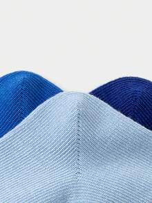 Balabala 5 paquetes de calcetines escolares hasta la pantorrilla para niños - tinte azul - Ver 4