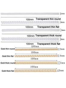 8/16/24片装透明戒指尺寸调节器，隐形戒指尺寸调节器，女士松动戒指尺寸缩小器，隐形胶水，DIY缝纫珠宝工具套装 - 适用于结婚戒指和珠宝，佩戴舒适，缩小戒指尺寸保护器，适合所有戒指尺寸，活体戒指固定器，戒指调节器，隐形透明收缩垫，适合所有 - 彩色 - 查看 10