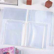 1pc Large Capacity Sticker Storage Organizer, Can Store Photos, Stickers, Cards, Bills, Invoices, 40 Capacity, File Organizer Album, Suitable For Classroom, Home, Office And Travel - Clear - View 5