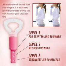 1件装全新便携式腹式呼吸训练器，提升肺活量，收紧腰部线条，5分钟快速减肥健身工具 - 彩色 - 查看 6