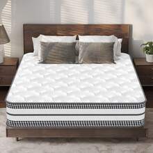 Materasso 90x200 cm Memory Foam Materasso Letto, Altezza 28 cm Rigidità H3, Materasso a Molle Insacchettate 8 Zona, Lusso, Antiacaro, Ergonomico - Bianco - Visualizzare 5