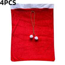 1/4PCS Christmas Treat Gift Bag Strong Festive Atmosphere Xmas Trees Bags Suitable For Friends Colleagues Child