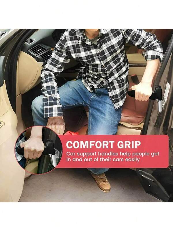 Martelo de Segurança Multifuncional para Barras de Apoio de Carro, Barras de Apoio Mais Vendidas no Comércio Transfronteiriço, Barras de Apoio de Carro Portáteis Três em Um