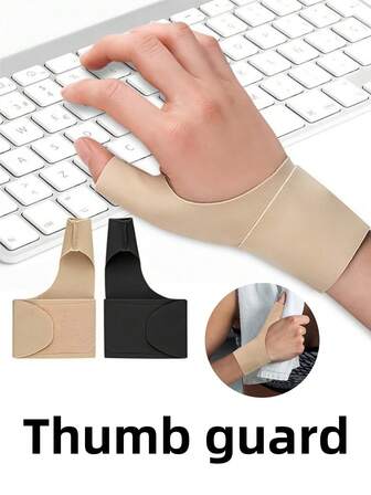 1 Pair Lightweight Reversible Thumb & Wrist Stabilizer Brace, Thumb Spica Wrist Support For Sports, Adjustable Thumb Immobilizer Wrap