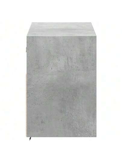 VidaXL TV Wand Unit LED Lighting 100x31x45 Cm Concrete Grijs view 7