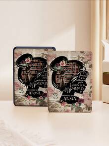 Shockproof Bookshelf Patterns Basic Pad Case 1pc Book & Knowledge Pattern Kindle Paperwhite 11th Gen (2021) / 12th Gen (2024) / Kindle 11th Gen (2024) / Kindle Colorsoft Signature Edition Protective Cover, Auto Wake/Sleep, Back To School Gift Knowledge Pattern Kindle Cover Birthday Anniversary Gift - Multicolor - View 8