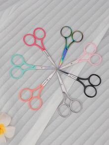 1/2/7件套小型美容剪刀，适用于个人护理，修剪面部毛发、眉毛、鼻毛、胡须、睫毛、耳毛等，包括眉剪、十字绣剪、专业修容剪、多功能修剪美容美发工具及配件、不锈钢精细直头修剪剪，男女皆宜。价格实惠，适合作为圣诞礼物、化妆品、化妆工具、廉价商品、礼品、女士礼品、圣诞礼物、赠品、旅行必备品。 - 彩色 - 查看 19
