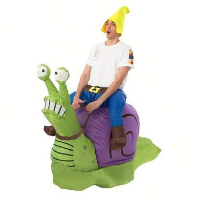Inflatable Snails Costume Adult, Snails Costume, Inflatable Costumes Women Men, Ride On Snails Costume, Fancy Funny Snails Costumes Christmas Halloween Blow Up Costumes