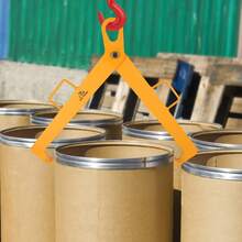 YUNRUX New Yellow Vertical Drum Clamp, Barrel Lift Drum Lifter, Oil Barrel Lifting Plier, Max. Load Capacity: 0.6T/ 1322.77lbs CNCEST - Multicolor - View 9