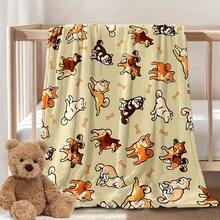Super Soft Cute Dachshund Prints Flannel Printed 3D Blanket, As Birthday Gifts, Family, Wedding, Souvenir Blankets, Polyester Blankets Suitable For All Seasons, Washable, Machine Washable, Lightweight, Breathable, Comfortable, Warm, Unique, 280gsm For Him, Her Personalized Ideal Gifts For Her, Him, Family, Boyfriend, Girlfriend, Father, Family, Mother, Lover, Daughter, Son, Grandfather, Grandmother, Friend, Classmate, Pet.   Perfect Nap, Camping, Travel, Home, Daily Life, Office Decoration, Birthday, Anniversary, Valentine's Day, Thanksgiving, Christmas, Halloween, Mother's Day, Father's Day, Wedding, New Year Gifts ,Sofa,Bed,Car,Bedroom,Living Room,Office,  Outdoor Camping, Beach,Wall Decoration - 多色9 - 查看 5