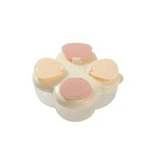 1 件便携式旋转奶粉分配盒，多隔间可拆卸且易于清洁的奶粉容器 - 多色2 - 查看 5