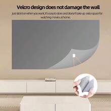 HUASHIJIE Supports 4K Projector Screen, 60/72/80/84/100/120/150 Inch Movie Projector Screen 16:9 Foldable And Portable Anti-Crease Indoor Outdoor Projection Double Sided Video Projector Screen For Home, Party, Office, Classroom Back To School - Daytime High-definition Anti-light Projection Screen - View 8