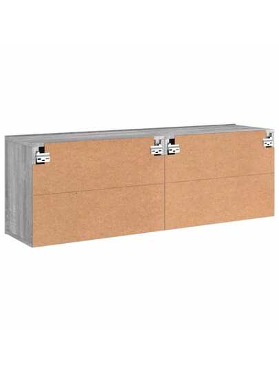 VidaXL TV Cabinets Pcs Wand Mounted 60x30x41 Cm Grijs Sonoma Oak view 9