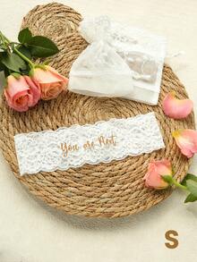 Liguero de boda bordado personalizado con nombre o frase personalizada, banda de pierna nupcial bordada personalizada, liguero ajustable y elástico personalizado como recuerdo para la novia, detalle romántico personalizable para el día de la boda, idea de regalo para la futura novia, lencería de boda personalizada para mujeres - Multicolor - Ver 18