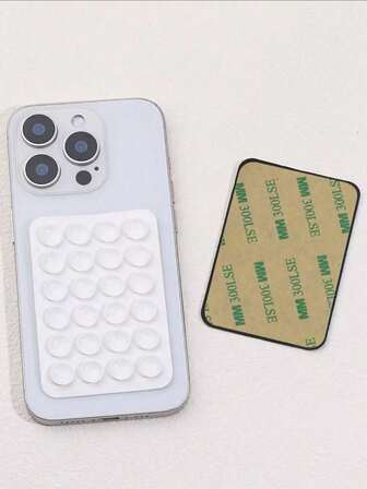 1/2 st bärbar multifunktionell silikontelefonhållare - Klassiska färger, kompakt och rundad form, stark sugkopp, lämplig för att fästa telefonen för surfning, videosamtal, sovrum, kontorsskrivbord, utomhuspicknick, present eller personligt bruk, året runt