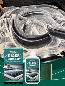 多用途清洁剂、清洁乳、厨房清洁剂、陶瓷炉清洁剂和抛光剂，用于家用厨房清洁电磁炉和陶瓷炉，去除污渍 - 彩色 - 查看 2