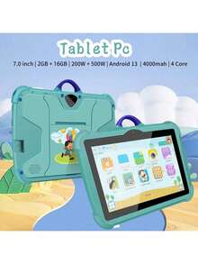 yesido 儿童 7 英寸平板电脑、儿童平板电脑和 Wi-Fi 2GB RAM、16GB ROM、双摄像头、家长控制、JPA 预装，用于儿童教育、游戏、平板电脑和节日礼物，用于照顾孩子、儿童生日庆祝礼物、礼物、打开完美的学校礼物、礼物 - 粉色 - 查看 6