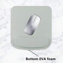 Ergonomic Mouse Pad With Wrist Rest - Soft Memory Foam, Non-Slip Silicone Base, Comfortable For Long Computer Work, Desktop Accessory