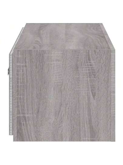 VidaXL TV Wand Unit LED Lighting 80x35x31 Cm Grijs Sonoma view 10