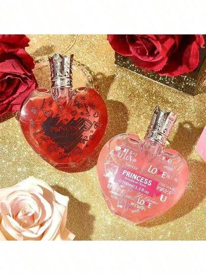 1pc 100ml Heart-Shaped Flameless Aromatherapy, A Cute Fragrance Spray, A Long-Lasting Large-Capacity Air Freshener, Flameless Aromatherapy, High-Quality Spices, Master-Blend, Niche Fragrance Type, Bringing An Olfactory Feast, Multi-Layer High-Happiness Spray, With Aromatic Deodorization To Enhance Charm, Long-Lasting Fragrance Suitable For All Occasions, Perfect Gift, Women's Fragrance, Cute Gift, Christmas Gift