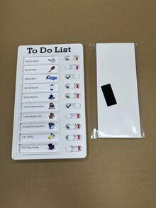 1 Set Planificador Diario Familiar, Que Incluye Planificador en Blanco Extraíble, Papel Blanco, Lista de Tareas Semanales, Seguimiento de Hábitos de Autodisciplina - Multicolor - Ver 12