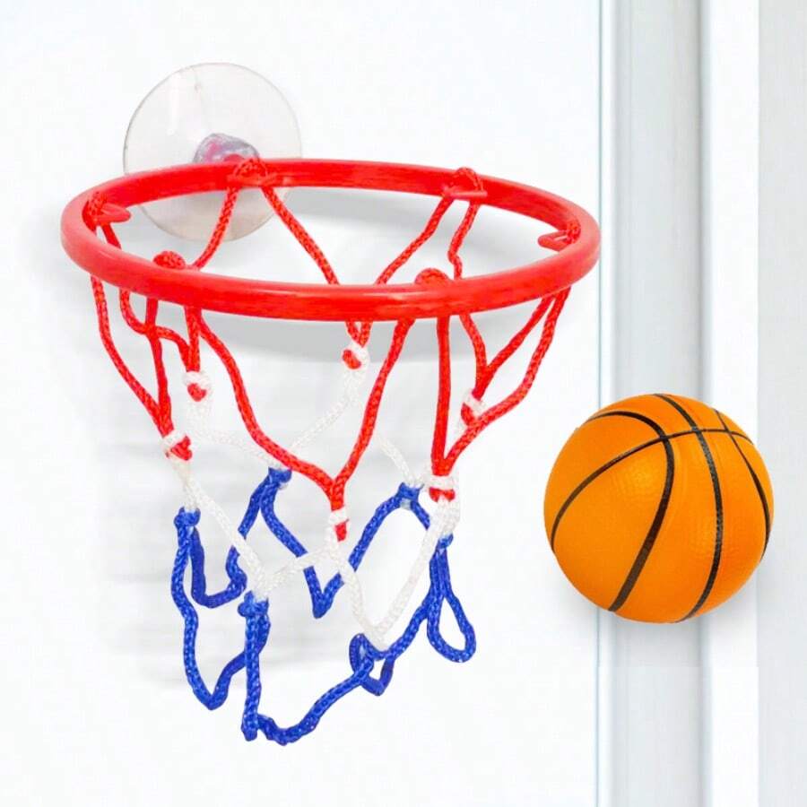 Wall Mounted Indoor Basketball Hoop, No Drilling Required, Children & Home Use Basketball Rack, Christmas Gift