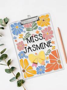 Custom Acrylic Clipboard For Teacher,Personalized Teacher Clipboard,Back To School Gift,Teacher Appreciation Gift,Clipboard Teacher Gift,Teacher Appreciation Gifts, Personalized Teacher Name Clipboard, Custom Acrylic Clipboard With Teacher Name, Elements Teacher Clipboard - Multicolor - View 14