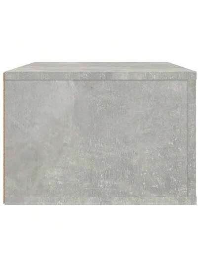 VidaXL TV Wand Unit 80x36x25 Cm, Finished Wood, Concrete Grijs view 8