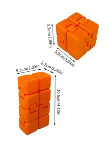 Decompression Flip Cube Creative Macaron Decompression Toy Suitable For Boys And Girls Birthday Gifts, Christmas Gifts, Gift Box Fillers, Children's Prizes, Party Gifts - Multicolor - View 3