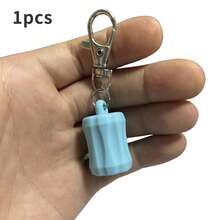 1 件/2 件/ Summer Friday 唇彩夹钥匙扣，口红钥匙扣套，便携式金属夹唇彩夹钥匙扣，适用于 LANGIGE、Aquaphor、Bubbles 唇膏和旅行必备通用口红盒。适合作为节日礼物送给家人和朋友（直径 2.2 厘米）。包，化妆包，洗漱包，桌面收纳包，化妆包，化妆袋，梳妆配件，化妆包，化妆包，珠宝盒，收纳包，化妆刷架，刷架，香水收纳包，收纳袋 - 彩色 - 查看 18