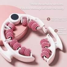 Circular Leg Clamp Roller Silicone Slim Calf Massager Leg Muscle Elimination Yoga Fitness Training Auxiliary Equipment