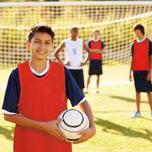 12 Count Soccer Pinnies Pennies Jersey Scrimmage Vest  Practice Jersey Mesh Basketball Vest For Youth Adult