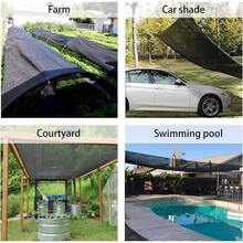 LOVE STORY 6x12FT 55% Black Shade Cloth Sun Shade Net With Grommets Sunblock Net Mesh Tarp For Garden,Plants Cover,Greenhouse And Patio
