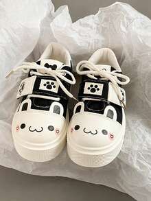 35-40 Tier Schleife Cartoon süße Feen Stoff Schleife Verschluss Dicksohlen Sneaker, geeignet für Zuhause, Schule, Party, Outdoor, alle Jahreszeiten