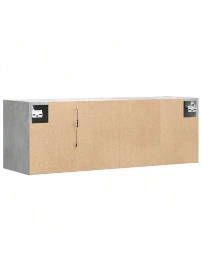 VidaXL TV Wand Unit LED Lighting 100x31x35 Cm Concrete Grijs view 8