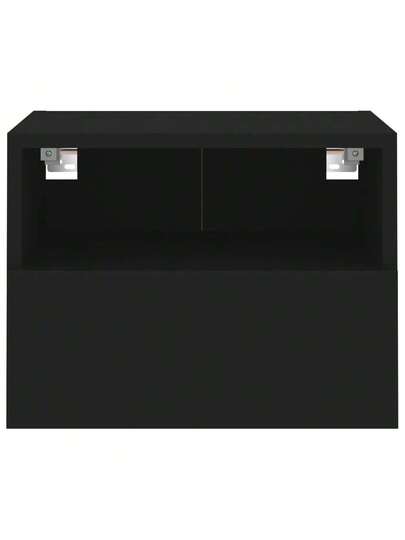 VidaXL TV Wand Units Pcs 40x30x30 Cm Processed Wood Zwart view 8